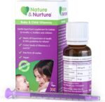 Award Winning Nature & Nurture Baby & Child Vitamins. The Vegan-Friendly Gentle Liquid multivitamin Drops for Babies, Toddlers and Children. Made in The UK. 60 Doses. - Image 2