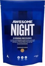 Awesome Night Recovery – Vegan Sleep Powder – Formula with Magnesium, Ashwagandha & Chamomile Extract – Sleep Supplement – Magnesium Drink for Sleep – Berry, 270g/ Hot Chocolate, 330g (Hot Chocolate) - Image 2