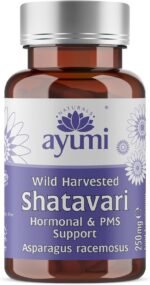 Ayumi Shatavari Capsules, 60 Caps | PMS Supplements for Hormonal Support | Menopause Supplements for Stress Relief | Vegan Capsules to Boost Immunity | Hormone Balance for Women | 250 mg - Image 2