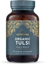 Ayurvediq Organic Tulsi Capsules x60 500mg (Ocimum Sanctum) – Tulsi/Organic Holy Basil Capsules - 100% Soil Association Organic Stress, Immunity Health and Wellbeing Supplements - Image 2