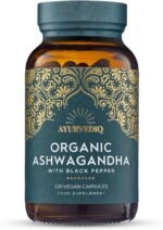 Ayurvediq Wellness Organic Ashwagandha with Organic Black Pepper 650mg, 120 Capsules - Ashwagandha High Strength for Anxiety, Stress Relief for Adults, Better Sleep - Vegan Ayurvedic Products - Image 2