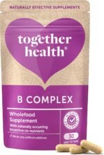 B-Vitamin Complex – Together Health – Whole Food Nutrients - 8 Essential B Vitamins - Vitamin C – Vegan Friendly – Made in The UK – 30 Vegecaps - Image 2