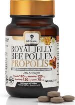 BEE & YOU Royal Jelly, Bee Pollen, Propolis Ultra Strength Immune and Energy Booster Extract 500 mg x 60 Tablets-Rich in Functional Antioxidants, Vitamins and Minerals to Support Your Immune System - Image 2