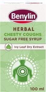 BENYLIN Herbal Chesty Coughs Sugar Free Syrup.100 ml, Non-Drowsy Herbal Cough Medicine, with Naturally Derived Ivy Leaf Dry Extract - Image 2