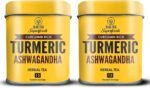BLUE TEA - Turmeric Tea - Turmeric and Ashwagandha | Black Deals Friday 2025 | 15 Biodegradable Tea Bag - Plant Based (Pack of 2) | INDIAN SUPERFOOD | Curcumin Rich | Caffeine-Free | Tin Packaging - Image 2