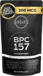 BPC 157 Capsules 200mcg per Serving - Muscle Recovery and Tissue Repair, BPC-157 Oral Peptides Amino Acid Supplement, Supports Muscle Growth and Gut Health - Image 2