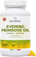 Bandini® Evening Primrose Oil 200 Softgel Capsules 2000mg - Antioxidant for Skin, Hair, and Nails - Helpful for Hormone Balance, Menopause, and Menstrual Cycle Disorders - Vegan, Non-GMO Supplement - Image 2