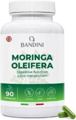 Bandini® Moringa Oleifera – 90 Vegan Capsules High Strength - Natural Supplement Rich in Vitamins, Minerals & Antioxidants – Superfood Support for Energy and Well-Being – Vegan, No Additives, Non-GMO - Image 2
