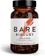 Bare Biology Super-Strength Fish Oil 1,700mg Omega-3 - Life & Soul Daily Omega 3 Capsules (1 Month Supply - 60 Capsules) 1,100mg 500mg DHA, Supports Heart, Brain Function & Eye Health - Image 2