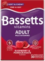 Bassetts Vitamins Adult Raspberry & Pomegranate Flavour Multivitamins 30 Gummy Pastilles - Image 2