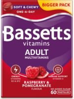 Bassetts Vitamins Adult Raspberry & Pomegranate Flavour Multivitamins 60 Gummy Pastilles - Image 2