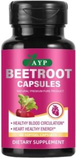 Beetroot Capsules 3000mg – High Strength Natural Dietary Supplement for Heart Health & Blood Circulation | 60 Softgels with MCT Oil | Supports Energy, Stamina & Endurance - Image 2