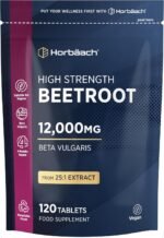 Beetroot Tablets 12,000mg | 120 Tablets | High Strength 25:1 Beetroot Extract | Suitable for Vegans and Vegetarians | by Horbaach - Image 2
