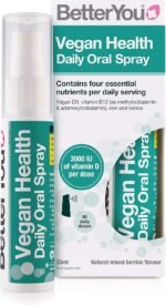 BetterYou Vegan Health Daily Oral Spray, Pill-Free Vitamin Supplement for Vegans, Contains Vitamin D, Vitamin B12, Iron and Iodine, 48-Day Supply, Made in The UK, Natural Mixed Berries Flavour - Image 2