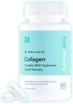 Bettervits Collagen Complex with Hyaluronic Acid and Vitamin C | Marine Collagen Supplements for Women and Men with Biotin | High-Strength Vitamin E for Skin, Hair, Nails, Joint Health - 60 Capsules - Image 2