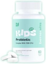 Bettervits Kids Probiotic Complex – 10 Billion CFU | Probiotics for Children 10-16 years old - Gut Health and Immunity Support | Maintains Healthy Digestion | 60 Chewable Orange-Flavored Tablets. - Image 2