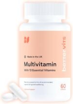 Bettervits Multivitamin Tablets for Women & Men with 13 Vitamins | Multivitamins A,B,C,D,E, Biotin - Energy Boost & Immunity Support | Gluten-Free and Vegetarian Friendly | 60 Vitamin Capsules - Image 2