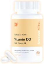 Bettervits Vitamin D3 K2 4000IU High Strength | Premium K2 Vitamin Supplements | Supports Immune System - Bone & Heart Health | Essential VIT D for Energy & Mood | Vegan Friendly - 60 Capsules - Image 2