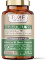 Bio Cultures Complex – 55 Billion CFU – Advanced 12 Strain Probiotic Formula - Digestion, Immunity & Cognitive Support – Vegan Probiotics – UK Made - Image 2
