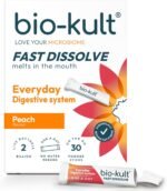 Bio-Kult Everyday Fast Dissolves Powder for Gut Health | 3B CFU + Vitamins C & D | Daily Digestive Support | Peach Flavour | 30 Sachets - Image 2