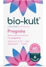 Bio-Kult Pregnéa | 6 Strains + Folic Acid, D, C, Zinc, Magnesium | Prenatal & Postnatal Probiotic Support | 60 Capsules - Image 2