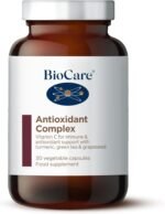 BioCare Antioxidant Complex | with Vitamin C, Turmeric, Green Tea & Grapeseed - 30 Capsules - Image 2