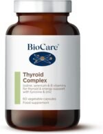 BioCare Thyroid Complex | Iodine, Selenium, Vitamins B2 & B3 for Thyroid & Energy Support | with Zinc & Tyrosine - 60 Capsules - Image 2
