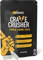 BioRevive Crave Crusher – Appetite Suppressant with 5-HTP, Glucomannan, Green Tea, Chromium & Black Pepper for Craving Control, Metabolism Support & Weight Management - Image 2