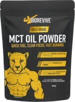 Biorevive C8 MCT Oil Prebiotic Powder Ketogenic Supplement with Responsibly Sourced Coconut & Acacia Fibre for Gut Health, Focus & Energy – Pure Caprylic Acid C8 Formula, 180g - Image 2