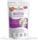 Biotin 10000mcg - 100 Tablets - High Strength for Hair, Skin, and Nails - Supports Energy, Metabolism & Healthy Growth - Vegan, Gluten-Free, D-Biotin Made in The UK - Image 2