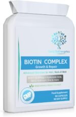 Biotin Complex Growth & Repair – 3 Month Supply - Advanced Nutrition for Hair, Nails & Skin - Balanced Formula of D-Biotin, Silica, Hyaluronic Acid, Selenium, Zinc, Iron & Copper Plus VIT C – UK Made - Image 2