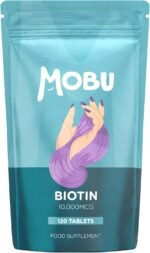 Biotin Tablets 10,000mcg |120 Tablets | Healthy Hair Growth | Hair, Skin & Nail Vitamin | Biotin Supplement | Vegan | GMP Approved | MOBU - Image 2