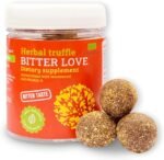 Bitter Love Intestinal Cleanse & Detox – Wormwood, Cinnamon & Turmeric – 12 Truffles with Vitamin A – Natural Gut Health Supplement for Bloating, Gas & Colon Detox – Bitter Chewable Tablets for Humans - Image 2