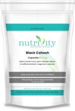 Black Cohosh Root 6.5 mg Capsules Menopause Relief Natural Supplement by Nutrivity (30) - Image 2