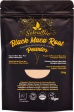 Black Maca Root Powder Gelatinized, Organic Certified, 250g from Peru, Men Support, Although for Stamina it Benefits Both Women and Men. by SelvaBio. - Image 2