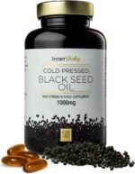 Black Seed Oil 120 Double Strength Capsules - Premium Cold Pressed Virgin Oil, High Strength Thymoquenine 3X% | 1000mg Softgels with Zero Additives (Non-GMO) Made in UK by Inner Vitality - Image 2