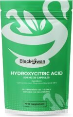 Black Swan Hydroxycitric Acid Capsules - 500mg HCA Garcinia Cambogia Enhanced Mood Weight Management Metabolic Support Natural Food Supplement - 30 Capsules 1 Month Supply - Image 2