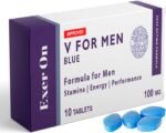 Blue 10 Tablets for Men - 100mg Herbal Supplement for Men - Strong Effect - Mens Health Support Tablets - Performance & Enhancement - Maca, Glycine, Korean Ginseng and Zinc - Image 2