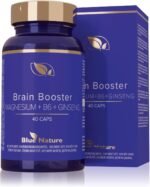 Blue Nature Brain Booster: Premium Cognitive Support - Magnesium, B6, Ginseng & Vitamin D Blend for Mental Clarity, Focus & Stress Relief- 40 Vegetarian Capsules - Image 2