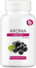 Bobica Organic Aronia Berry Capsules, Chokeberry Capsules, Antioxidant Superfood, High in Flavonoids, Polyphenols, Immunity, 500 mg, 90 Vegan caps - Image 2