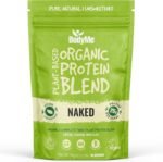 BodyMe Organic Vegan Protein Powder Blend, Naked Natural - Unsweetened, Low Carb, 3 Plant Based Vegan Protein Powder with 25g of Complete Protein, Gluten and GMO Free, 1kg | UK - Image 2