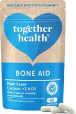 Bone Aid – Together Health – Plant-Based Calcium & Vitamins K2 & D3 – Vegan Friendly – Made in The UK – Pack of 2-120 Vegecaps - Image 2