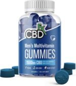CBDfx 1500mg CBD High Strength Men's Multivitamin Gummies, Vitamins A, C, D3, E, B6, B12, Zinc, Biotin, Iodine, 60 Gummies (30 Days) - Image 2