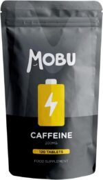 Caffeine Tablets 200mg 120 Energy Tablets | Focus, Concentration, Energy Boost & Exercise Support Pre Workout | Improve Focus | Vegan UK Made | MOBU - Image 2