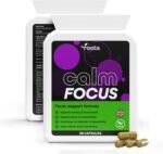 Calm Focus Supplement for Adults - Brain Supplements for Enhanced Focus & Cognitive Support | Brain Booster & Mood Supplement | 60 Caffeine-Free Capsules - Image 2