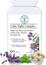 Calm Night Complex - Traditional Herbal Formula – Ashwagandha, Lemon Balm, Passion Flower, Lavender, Magnesium - Vegan - 60 Capsules - Image 2