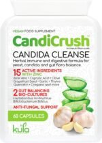 CandiCrush - Candida Cleanse Complex - Herbal Thrush Tablets - Natural Candida Treatment for Women and Men with Probiotic Live Friendly Bacteria for Yeast Infection - 60 Vegan Capsules - Image 2