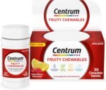 Centrum Fruity Chewables Multivitamin Tablets, chewy vitamins for adults, with 13 essential vitamins including vitamin C, D, and Zinc, 30 ct - Image 2