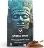 Ceremonial Cacao Sleep Drink with Magnesium, Reishi, Natural Night-Time Relaxation and Anxiety Support, Vegan Hot Chocolate Mix, Adaptogenic Mushroom Powder, 300g - Image 2