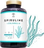 Chlorella Spirulina Tablets 1250mg Powerful Antioxidant,Helps Immune System,Reduces Fatigue.Provides Iron, Eliminates Heavy Metals.180 Vegetable Capsules.1250mg.UK Vegan Certified.N2 Natural Nutrition - Image 2